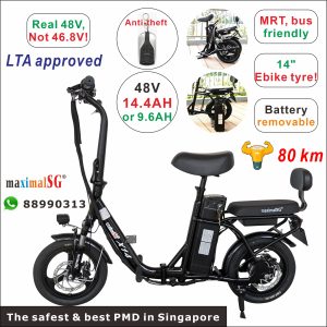 Best escooter (also known as pmd, electric scooter or e-scooter) in Singapore