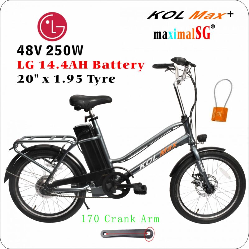 Ebike PAB 48V14.4AH LG cell 20x1.95tyre 170 crank arm range 110km Warranty in your area