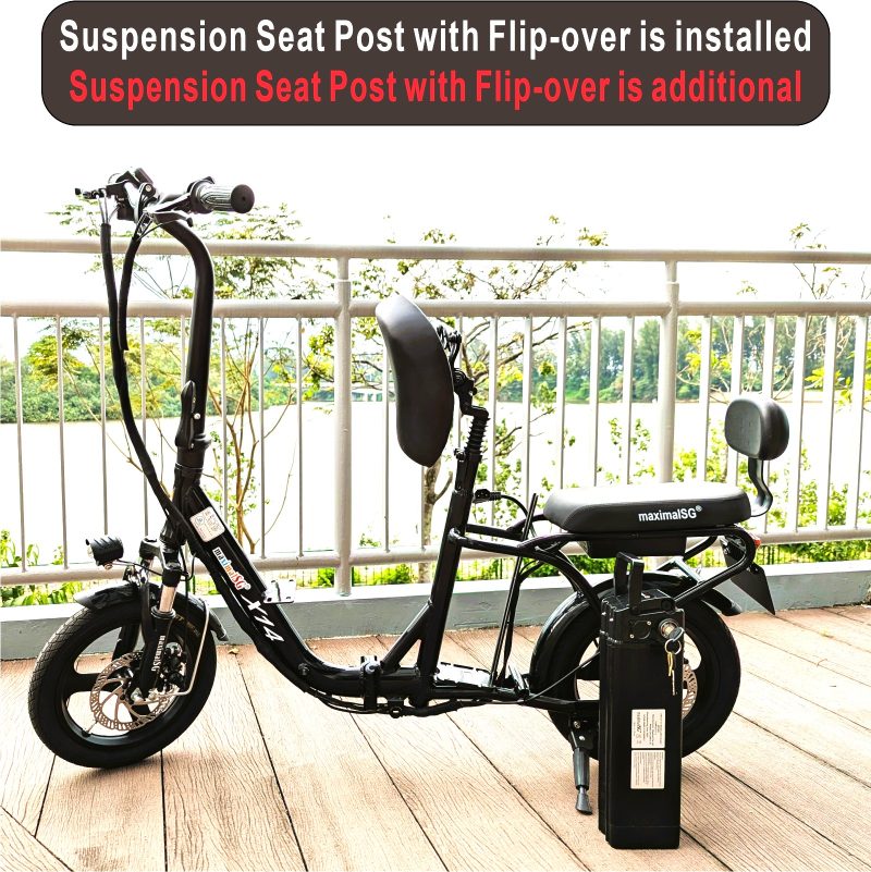 PMD-F-07X Escooter Electric Scooter 14" Battery detachable UL2272 LTA approved - Image 6