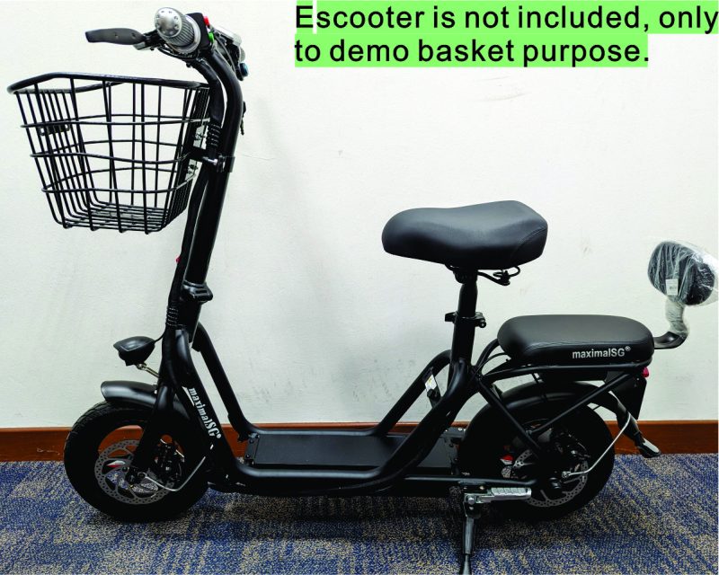 Front Metal Basket FB-03 for ebike escooter PMD PAB E-bike E-scooter - Image 2