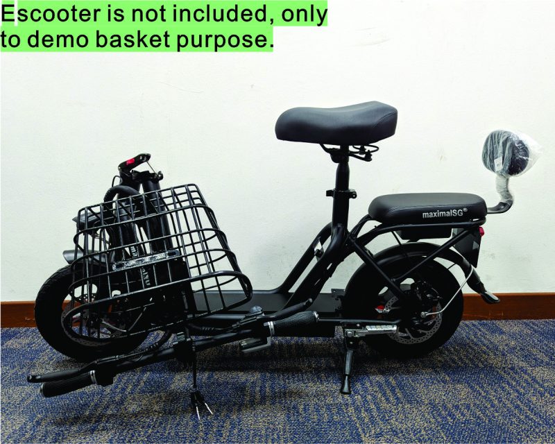 Front Metal Basket FB-03 for ebike escooter PMD PAB E-bike E-scooter - Image 3